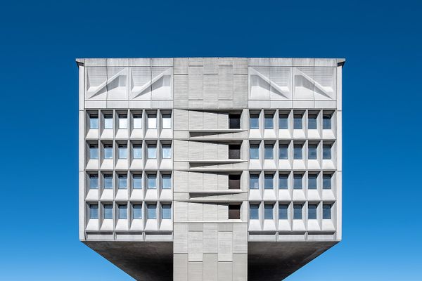 Detail of Breuer’s concrete patterns