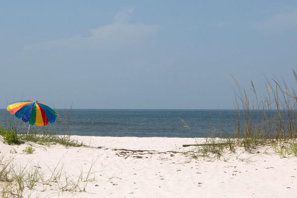 Johnson Beach, part of the Gulf Islands National Seashore. 