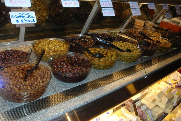 Inside of the market. (Ratto’s Market & Deli)